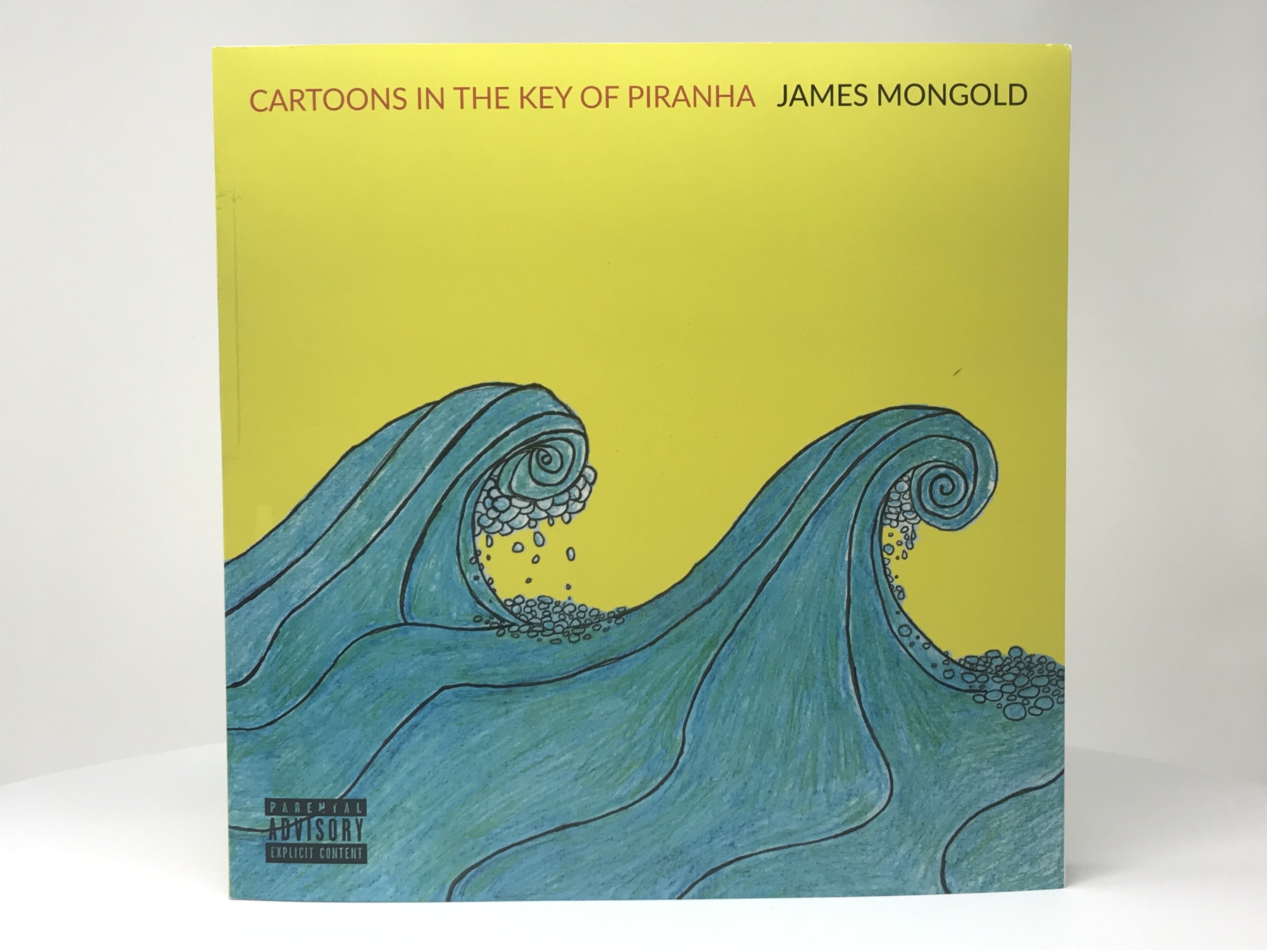"Cartoons in the Key of Piranha" by James Mongold book cover
