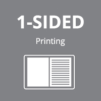1-sided printing